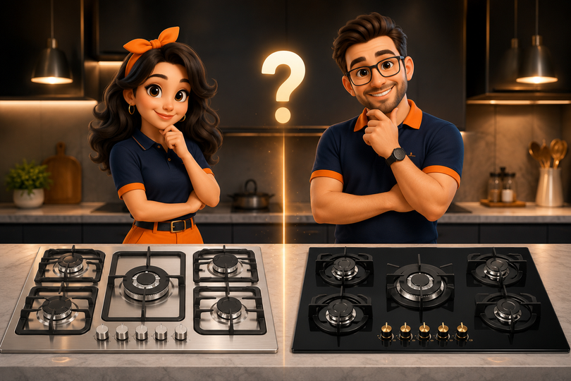 گاز صفحهای شیشهای و استیل؛ کدام را بخریم؟