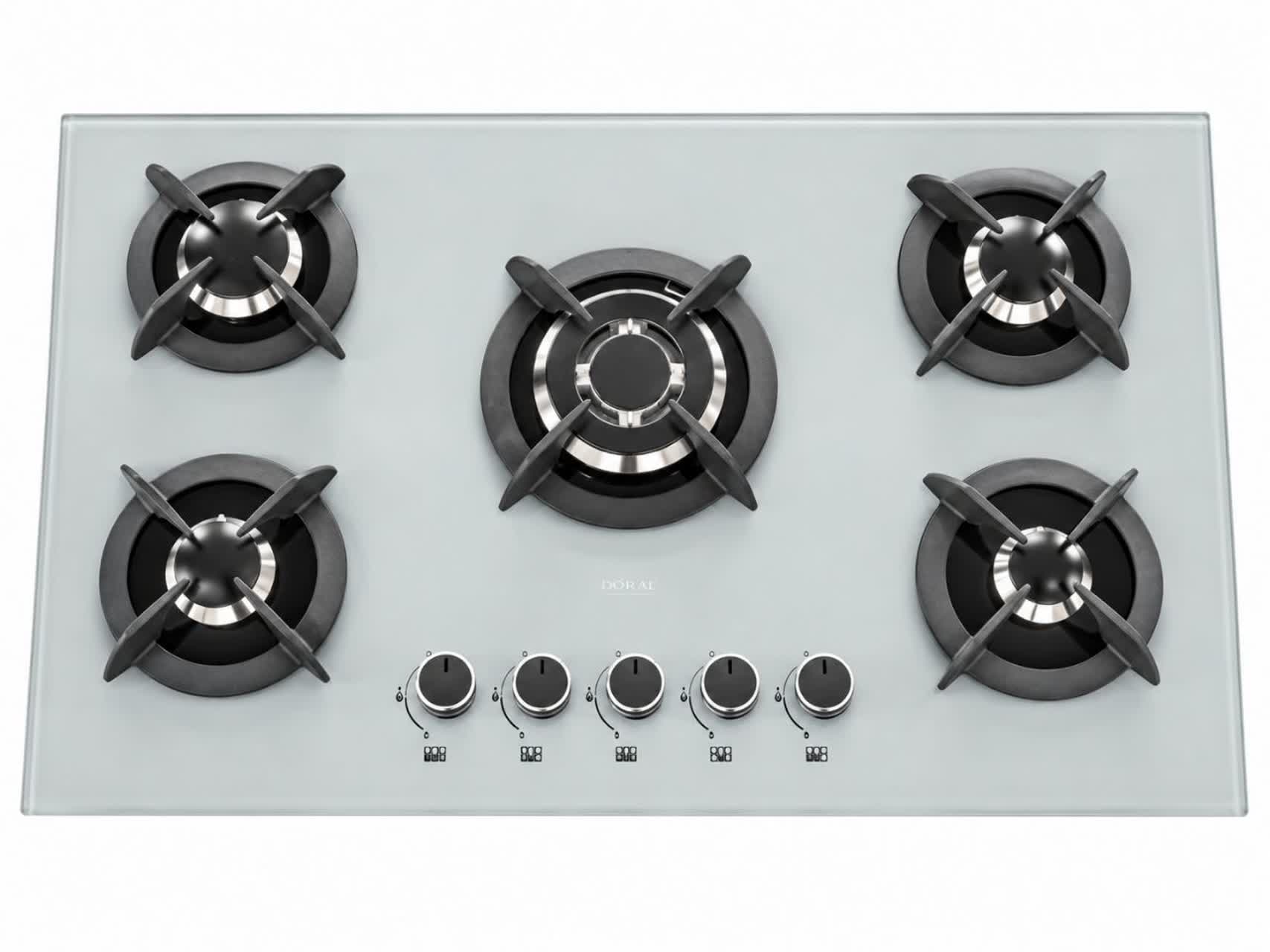 گاز رومیزی شیشه سفید دورال مدل G5016