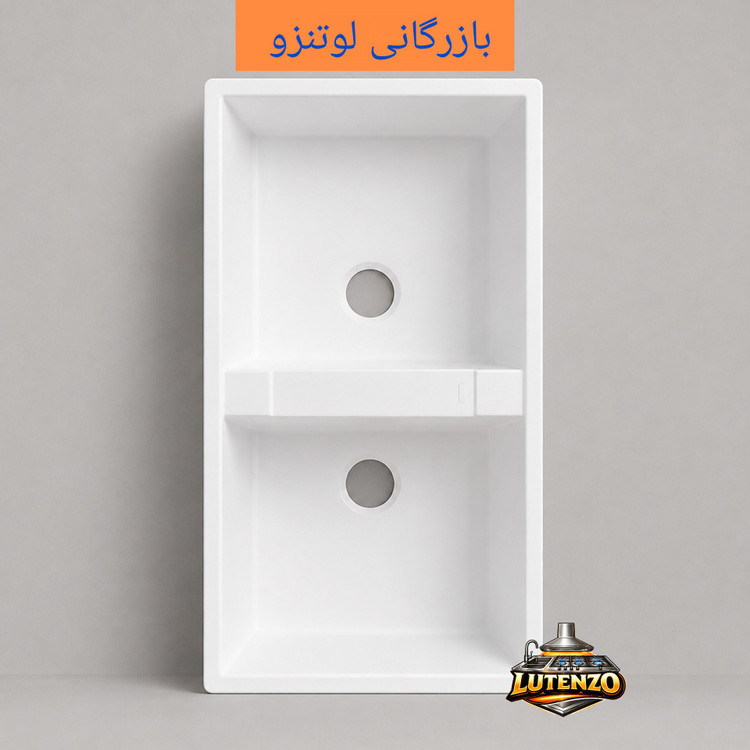 سینک ظرفشویی گرانیتی لوتوس بدون سینی توکار 80 در 50
